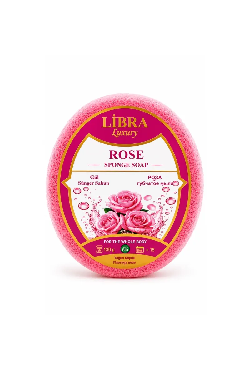 Libra Gül  pling etkili Sünger Sabun